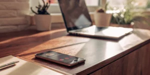 AI phone system on smartphone.