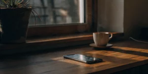 Automated SMS messages on a smartphone.