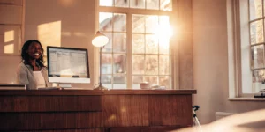 AI receptionist improves dental office communication.