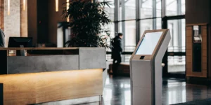 Virtual front desk receptionist handling calls and scheduling.